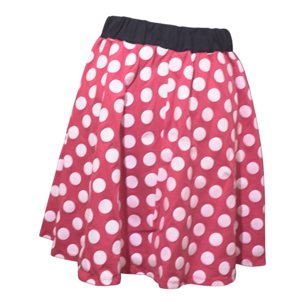 Disney Minnie Mouse Polka Dot Skirt Sz S Red Cosplay Theme Park - Picture 4 of 10